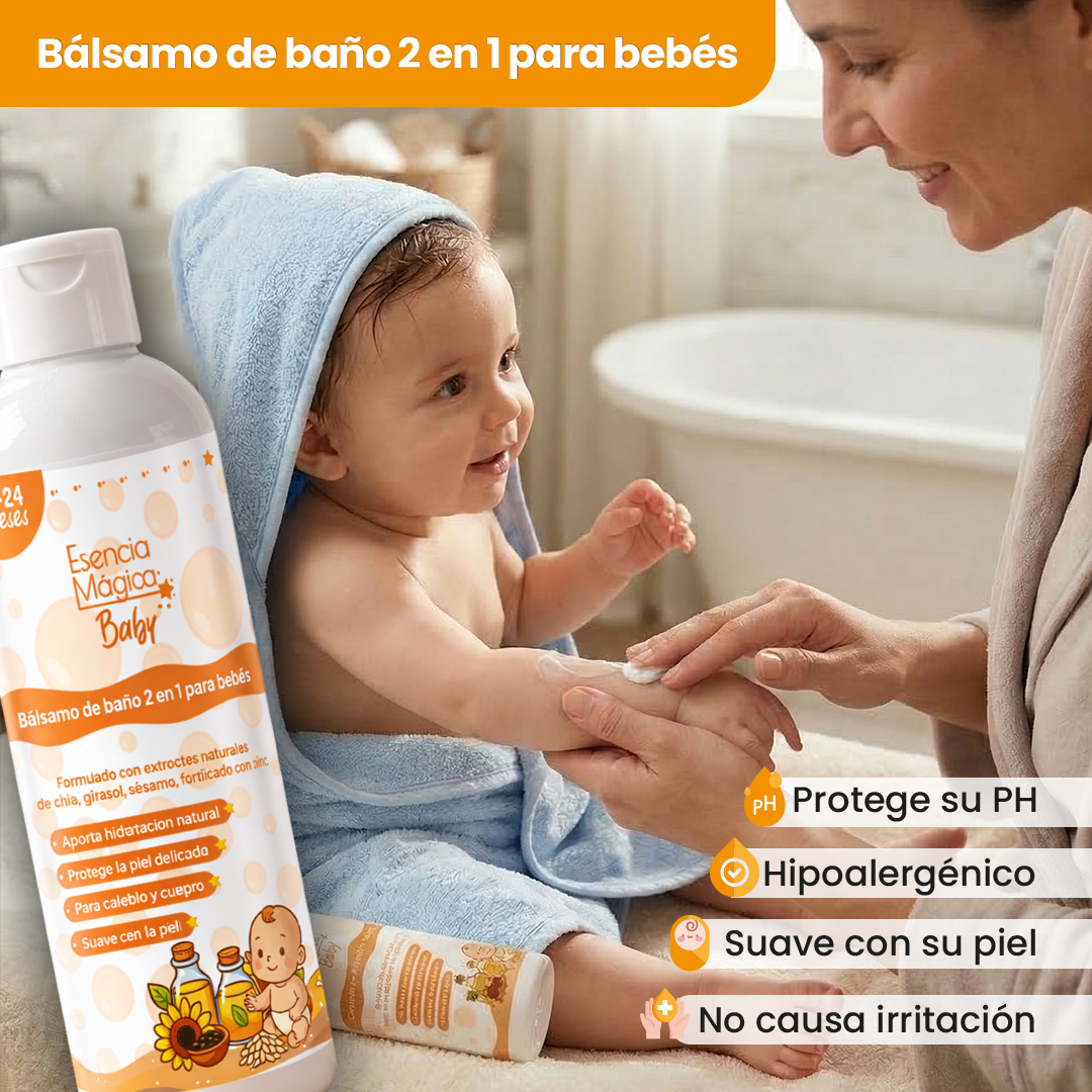 Bálsamo de baño 2 en 1 para Bebés